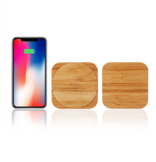 Portable Bamboo Wooden Wireless Fast Charger